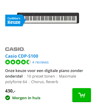 casio digitale piano